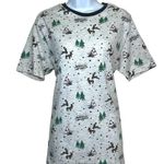 Free Planet T-Shirt Christmas Print All Over Santa Short Sleeve Photo 10
