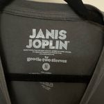 Goodie Two Sleeves Janis Joplin Graphic Tee Gray Size M Photo 2
