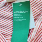 Label of Graded Goods Striped Off Shoulder Top Pink White Large Photo 4