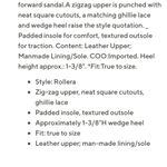 Vince Camuto Like New Leather Rollera Low Wedge Sandals - Wide Width Photo 3