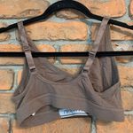 Calvin Klein ‎ Women's Lounge Low Support V-Neck Pullover Bralette Brown Size S Photo 1