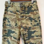We The Free Free People Women's Remy Camo Denim Straight Leg Capris Cropped Jeans Size 26 Photo 4