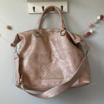 Steve Madden Y2K Blush Pink Embossed Pattern Crossbody Shoulder Bag Photo 0