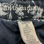 Croft & Barrow Croft Barrow Stretch Denim Skort Womens Size 10 Blue White Floral Cotton Spandex Photo 9