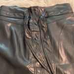 OLIA Black Leather (look like Skirt) but not leather size Xl length 19” Photo 9