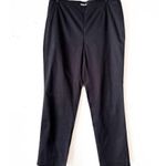 J.Jill  Black Stretch Slim Ankle Pants Size 8 Cotton Blend Photo 0