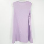Primary Womens Summer Lounge Cotton‎ Sleeveless Shirt Dress Size XXL Lavender Purple Photo 3