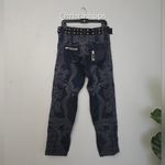 Johnny Was  Embroidered Cargo Navy Pants Photo 4