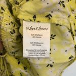 For Love & Lemons Yellow and Black Chrysanthemum Crop Top Size S Photo 4