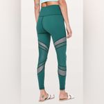 Lululemon Beat the heat full on luxtreme mesh green jasper tight size 8 Photo 2