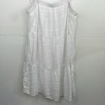 Altar'd State Altar’d State White Ruffled Strap Tired Dress cotton size Large Photo 3