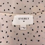 Everly Cream Polka Dot Print Midi Wrap Dress Large Photo 7