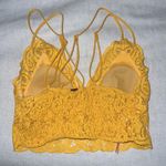 PINK - Victoria's Secret PINK/ Victoria Secret yellow bralette size small Photo 1