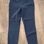 Navy Blue Alfani Pull On Stretch Dress Pants Tummy Control size 8S Photo 0