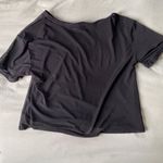 One Clothing  Shear Black Crop Top Photo 3