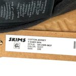 SKIMS  Cotton Jersey T-Shirt Bra Black Soot New with tags Size 32B Photo 1