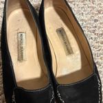 Manolo Blahnik  Suede Point Toe Loafer Black- Size 39 (9) Photo 1