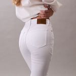 Calvin Klein White  Skinny High-Rise Jeans Photo 1