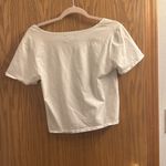 Angie  white womens shirt size large Photo 4