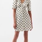 Gap Black and cream Polka Dot Mini Dress Photo 0