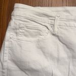 Good American Good Legs High Rise Straight Leg Raw Hem Jeans in White Size 20 Photo 7