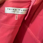Trina Turk Adjustable Knit Hot Pink Keyhole Mini Dress Fully Lined Stretch EUC 0 Photo 5