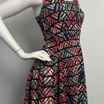 Bebop Sleeveless Casual Dress Retro Colorful Back Zip Flare Skirt Size XS Casual Photo 2