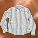 Brooks Brothers Brooks Brother Women’s Fitted Non-Iron Stretch Cotten Classic Striped Shirt Sz 8 Photo 0