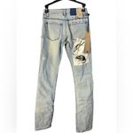Ksubi Blue Straight Leg Jeans with Vintage Fading Photo 1