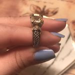 Sterling Silver Citrine gem stone ring Photo 7