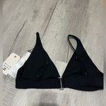 Billabong $60 NEW Sol Searcher Banded Black Bikini Top Spaghetti Strap Photo 2