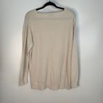 Barefoot Dreams Women's Cream Beige Ultra Lite Hi-Low V-Neck Sweater Size Small Photo 11