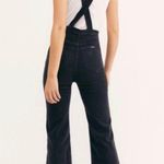 Rolla's Rolla’s Eascoast Flare Denim Overalls Black Photo 1
