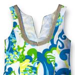 Lilly Pulitzer Janice Dress in Crystal Coast Resort White, Blue, Green Size 4 Photo 9