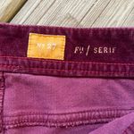 Pilcro and the Letterpress  Women's Burgundy Serif Fit Corduroy Jeans Size 27 Photo 5