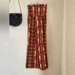 Scully Palazzo Western Aztec Wide Leg Flare Pants, Size Small Orange Photo 3