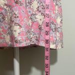 Abound NWT Medium Pink Purple Blue Abstract Watercolor Floral Print Sundress Mini Dress New Photo 5