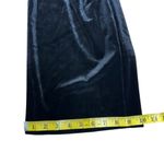 Lulus New  Posh Flair Black Velvet Satin Collared Surplice Jumpsuit Size Medium Photo 15