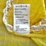 Free People  | Yellow Cream Sundial Gauze Crochet Kimono Wrap Topper | One Size Photo 9