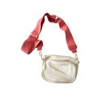 Aerie Offline Cream Coral Logo Adustable Crossbody Bag Photo 5