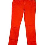 Ann Taylor Women's Red Modern Fit Poppy Straight Leg Denim Jeans Size 4 Photo 0