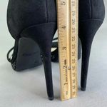 Nine West Black Heels Elegant Suede Pumps Photo 4