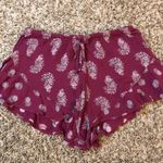 Band of Gypsies floral flutter hem flowy short shorts Photo 3