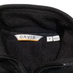 Orvis Sweater Knit Fleece Vest Black S Cabin Cozy Core Gorpcore Coastal Grandpa Photo 2