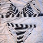 Striped Waffle Knit Swimsuit Multiple Photo 0