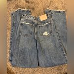 ZARA  Distressed Wide Leg Jeans Photo 2