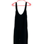 Bisou Bisou  size 8 black sleeveless jumpsuit playsuit‎ cinched waist Photo 2