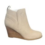 New! DV by Dolce Vita Gerdy Wedge Comfort Bootie in Beige Photo 3