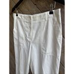 Talbots Slim Cargo Pants Cream Ivory Ecru Size 10 Photo 1