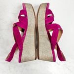 Naturalizer  Unique Pink Suede Sandal Wedges Shoes Size 6 Photo 4